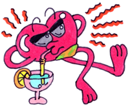 A Shock of Azure & Hearty sticker #5371790