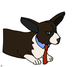 Work like a dog. sticker #5371851