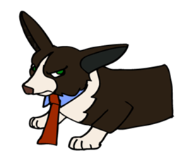 Work like a dog. sticker #5371853