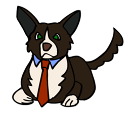 Work like a dog. sticker #5371856