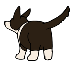 Work like a dog. sticker #5371858