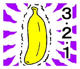 Funny banana sticker4 sticker #5372568