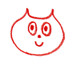 Cat Face (RAKUGAKI) sticker #5374157