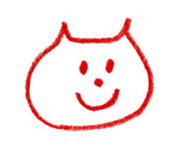 Cat Face (RAKUGAKI) sticker #5374159