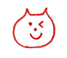 Cat Face (RAKUGAKI) sticker #5374162