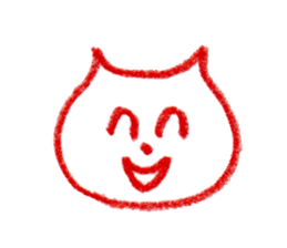 Cat Face (RAKUGAKI) sticker #5374166