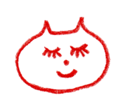 Cat Face (RAKUGAKI) sticker #5374168