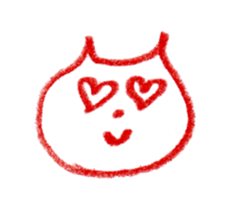 Cat Face (RAKUGAKI) sticker #5374169