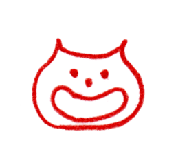 Cat Face (RAKUGAKI) sticker #5374173