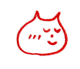 Cat Face (RAKUGAKI) sticker #5374178