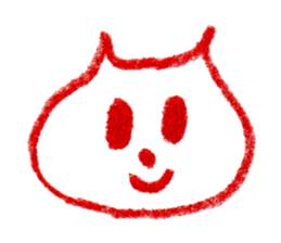 Cat Face (RAKUGAKI) sticker #5374190