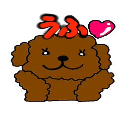 Cute family poodle More