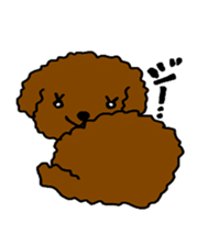 Cute family poodle More sticker #5374201