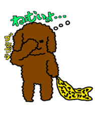 Cute family poodle More sticker #5374222