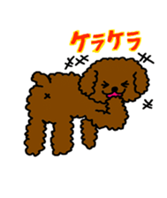 Cute family poodle More sticker #5374232