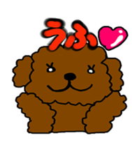 Cute family poodle More sticker #5374235