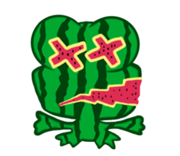 Fun frog sticker #5374924