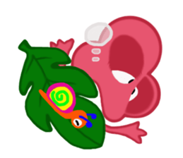 Fun frog sticker #5374939