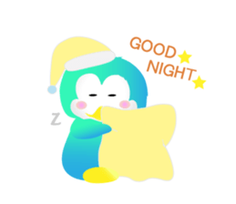 Naughty penguin sticker #5375124