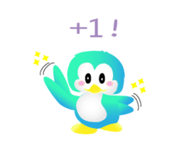 Naughty penguin sticker #5375126