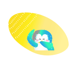 Naughty penguin sticker #5375132