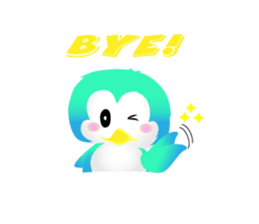 Naughty penguin sticker #5375141