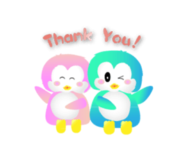 Naughty penguin sticker #5375142