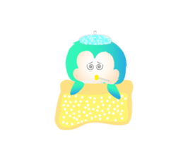 Naughty penguin sticker #5375144