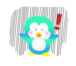 Naughty penguin sticker #5375146