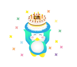 Naughty penguin sticker #5375154