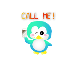 Naughty penguin sticker #5375155