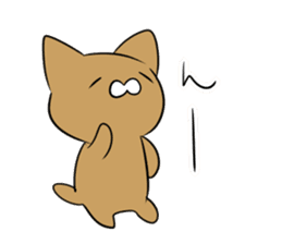 Loose Brown Cat sticker #5375476