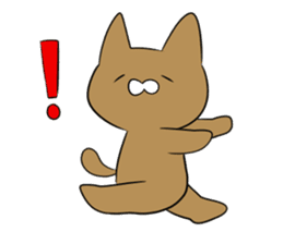 Loose Brown Cat sticker #5375484