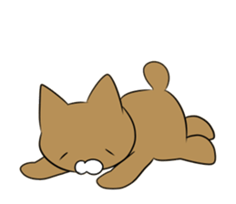 Loose Brown Cat sticker #5375485