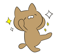 Loose Brown Cat sticker #5375489