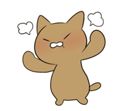 Loose Brown Cat sticker #5375491