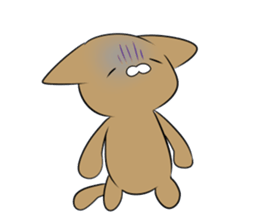 Loose Brown Cat sticker #5375493