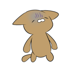 Loose Brown Cat sticker #5375493