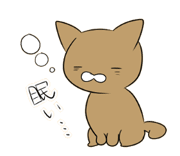 Loose Brown Cat sticker #5375498