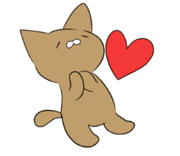 Loose Brown Cat sticker #5375507