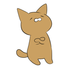 Loose Brown Cat sticker #5375510