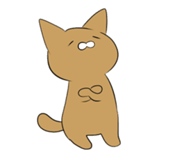 Loose Brown Cat sticker #5375510