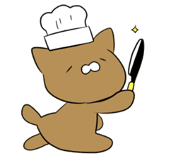 Loose Brown Cat sticker #5375513