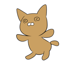 Loose Brown Cat sticker #5375514