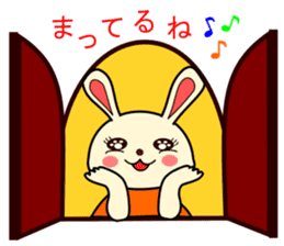 a rabbit called "MIMIPON" sticker #5375710