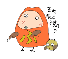 fukusan and mi-san sticker #5375724