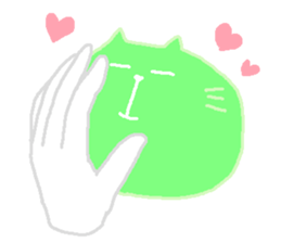 Cat playing sticker #5375923