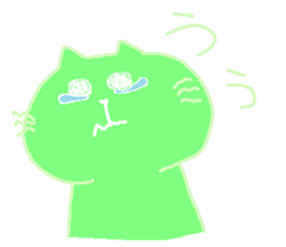 Cat playing sticker #5375931