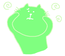 Cat playing sticker #5375932