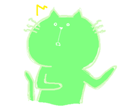 Cat playing sticker #5375933